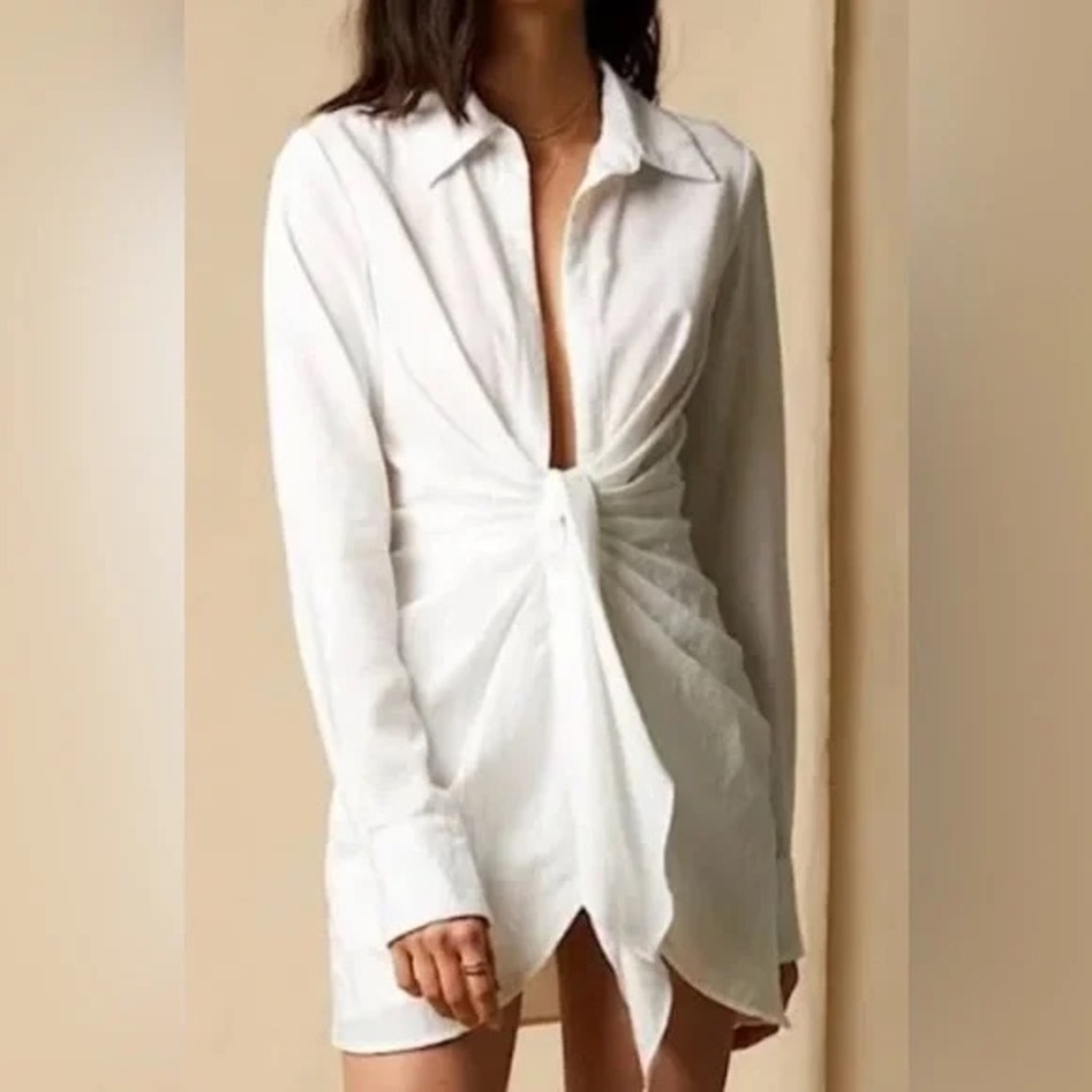 Nasty Gal Collection button up dress sz 4